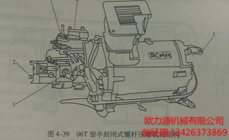 06T型半封閉式螺桿壓縮機(jī)的結(jié)構(gòu)